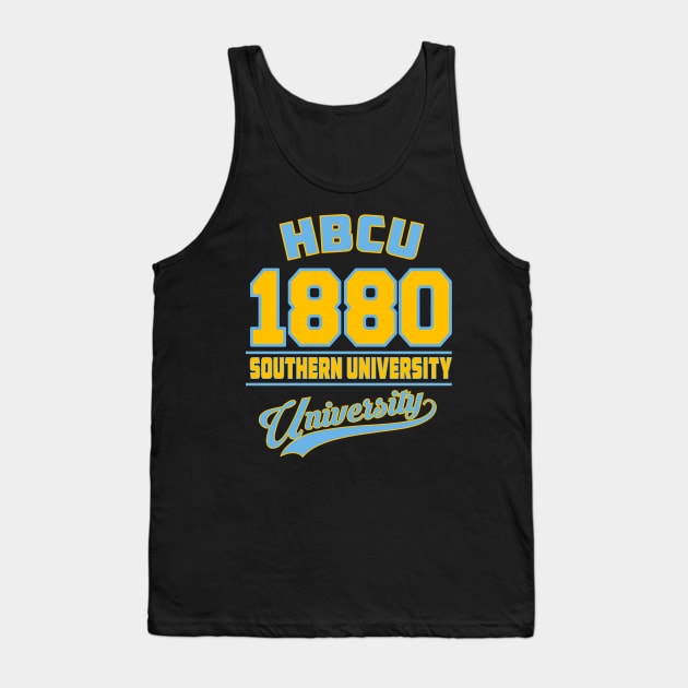 Southern 1880 University Apparel Tank Top by HBCU Classic Apparel Co